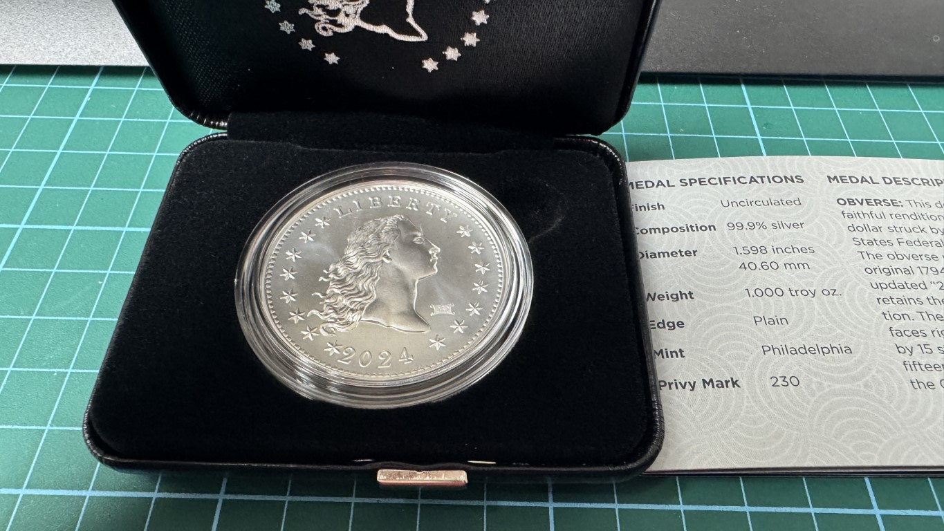 230th-Anniversary-Flowing-Hair-Silver-Medal