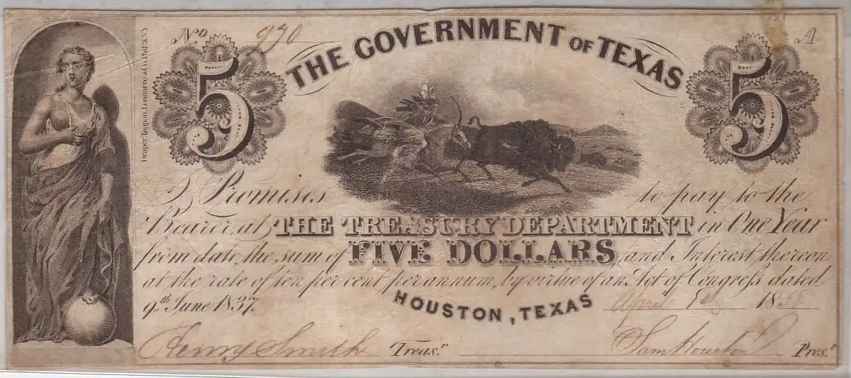 Republic-Of-Texas-Currency