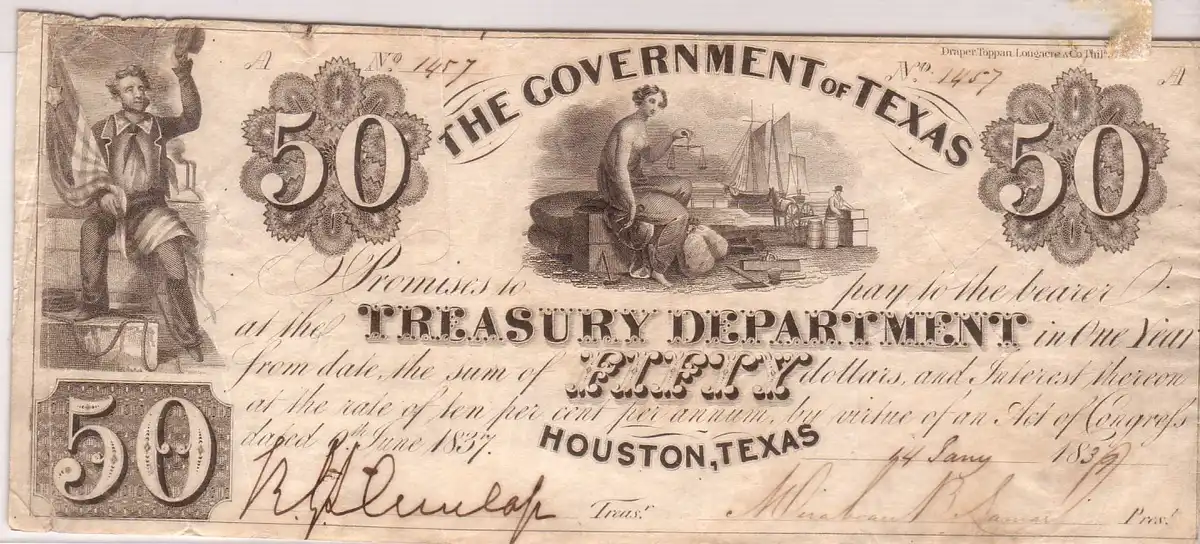 Republic-Of-Texas-Currency