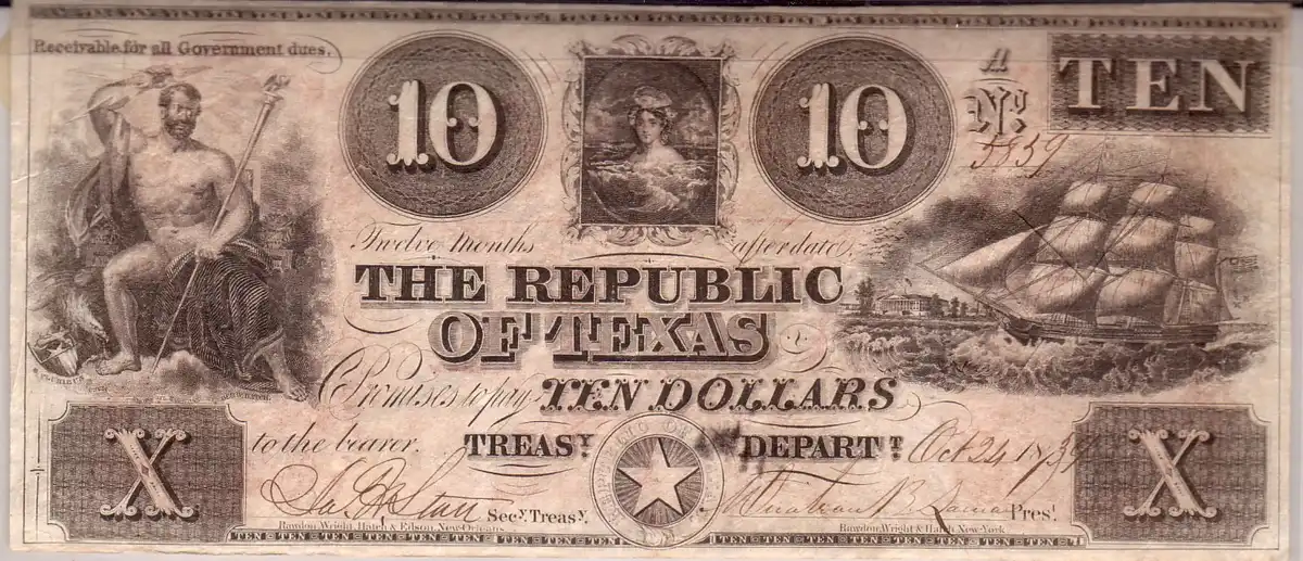 Republic-Of-Texas-Currency