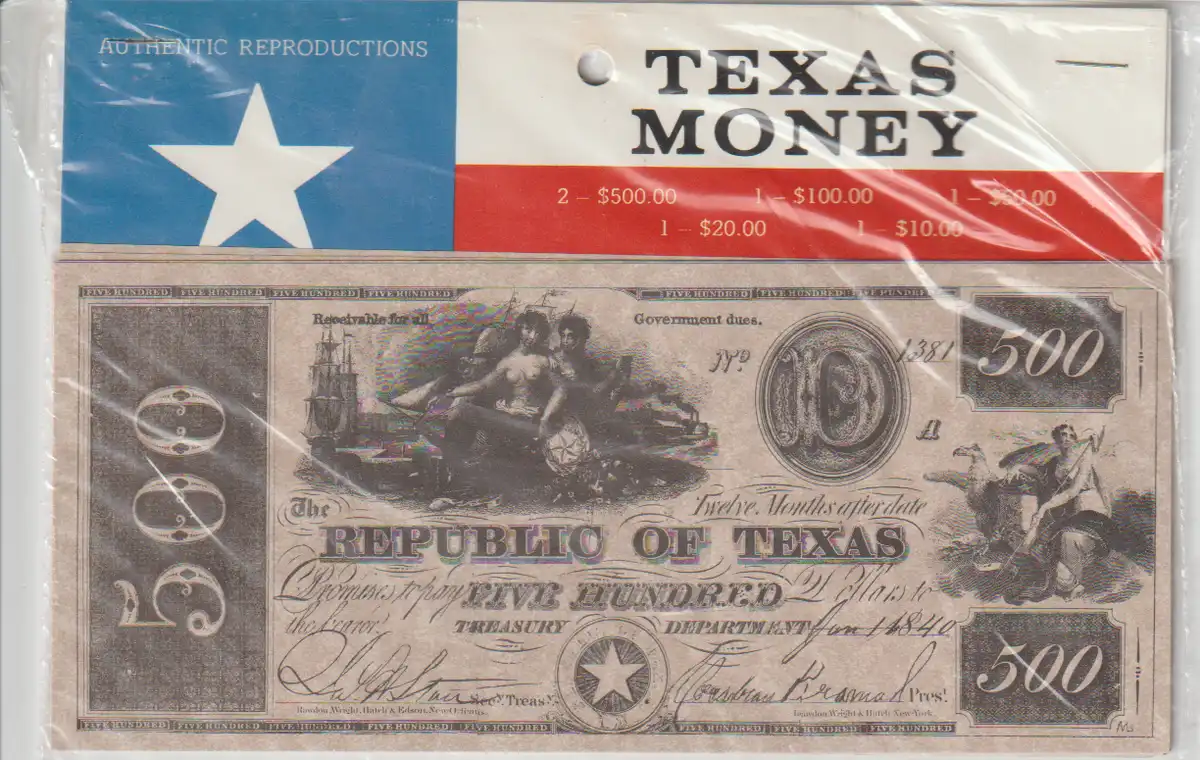 Republic-Of-Texas-Currency