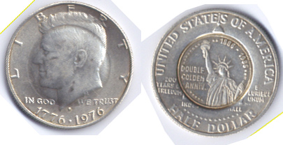1976-S-Silver-Kennedy-Half-W/Statue-Of-Liberty?
