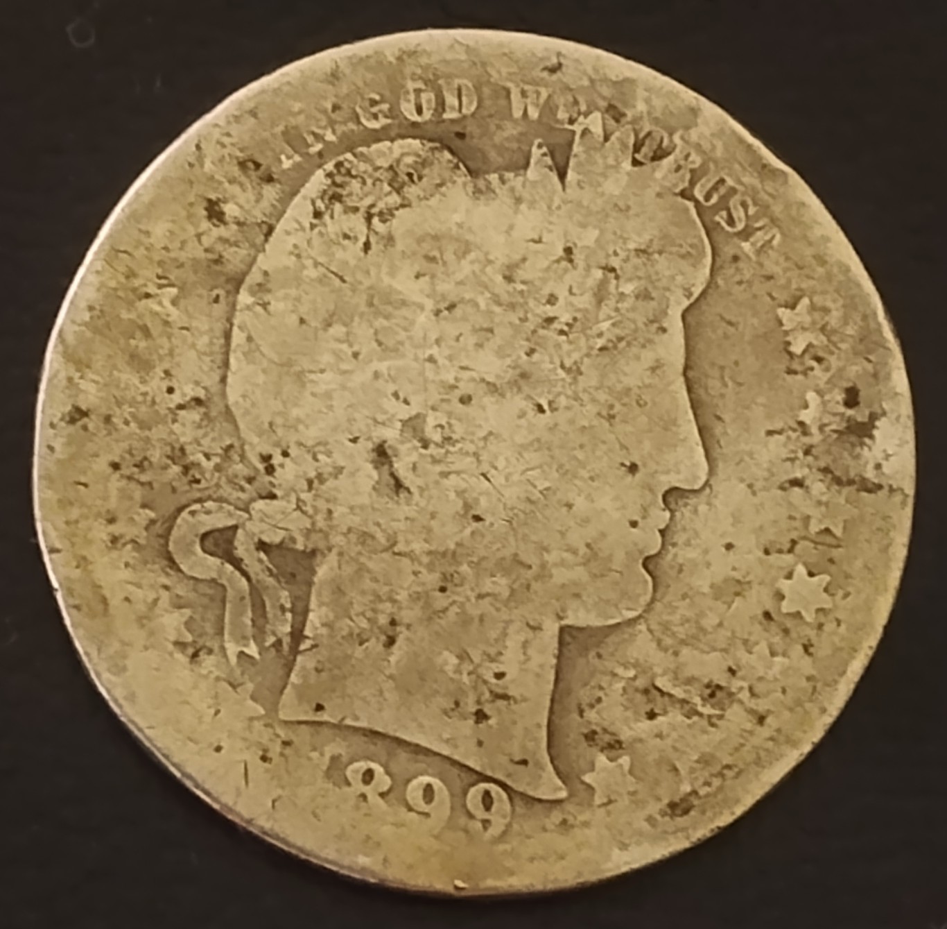1899-P-?-Barber-Quarter-Cullest?-Sic-I've-Found-In-Rome