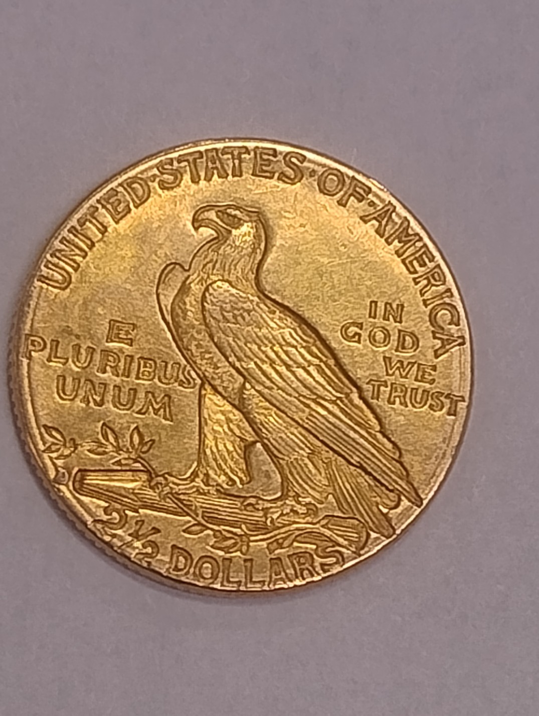 1914-D-$2.50-Gold-Quarter-Eagle/-Indian