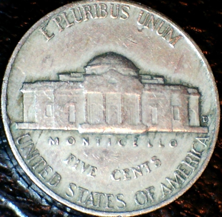 1949-D-Jefferson-Nickel-Strange-Mark