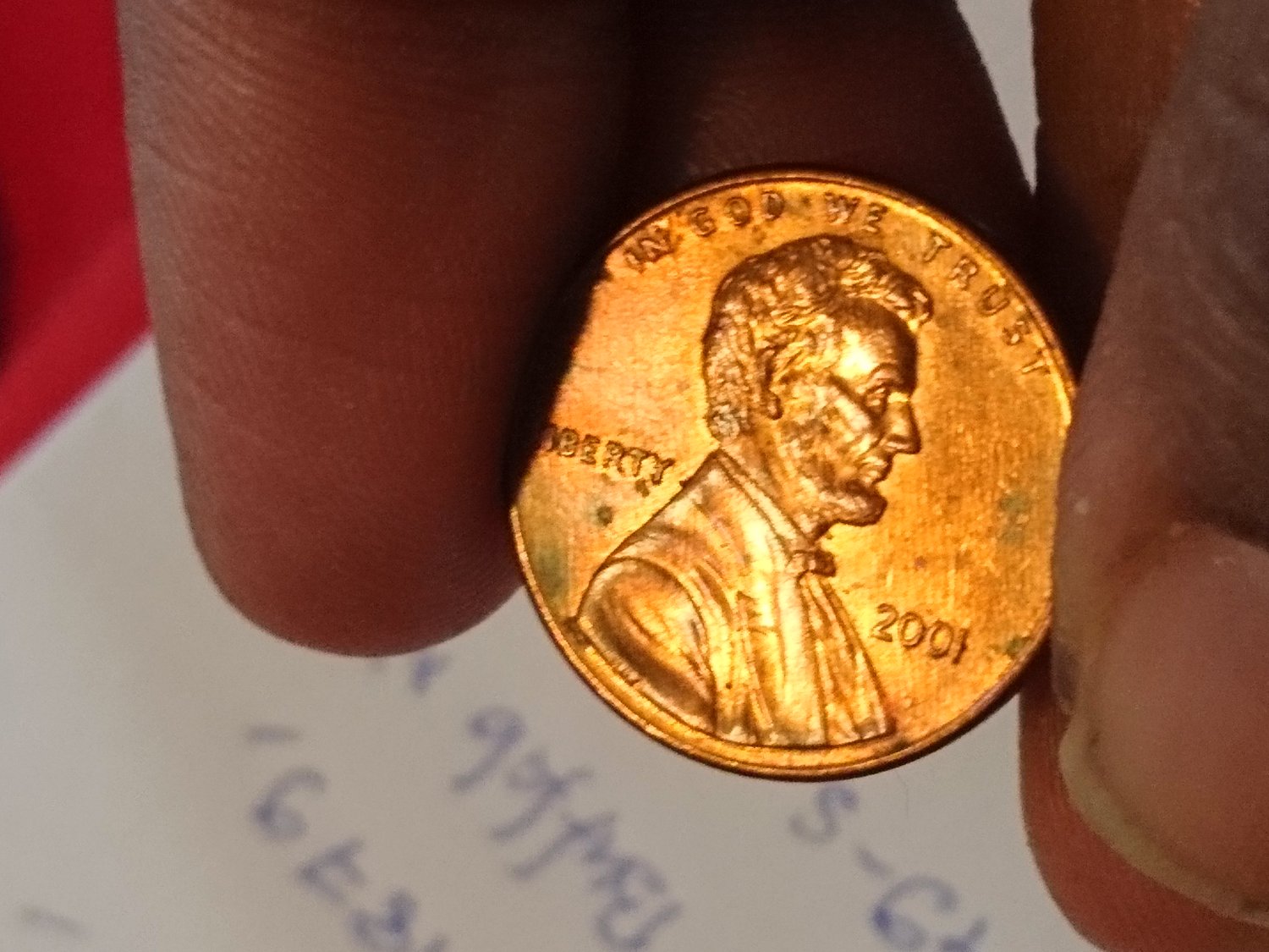 2001-Penny-Beautiful-Texture-And-Probable-Double-Ear/-Triple