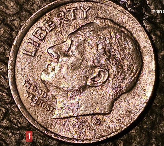 Dime-Unknown-Year-Obverse-Side-Off-Center