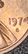1974-S-Penny-DD-O-Mint-Mark-S
