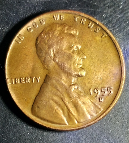 1955-D--Penny-Testing-My-Skills-Grading