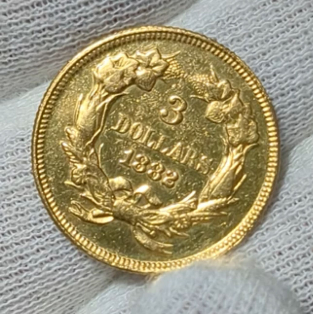 1882-$3-Gold-Coin---Your-Grade?