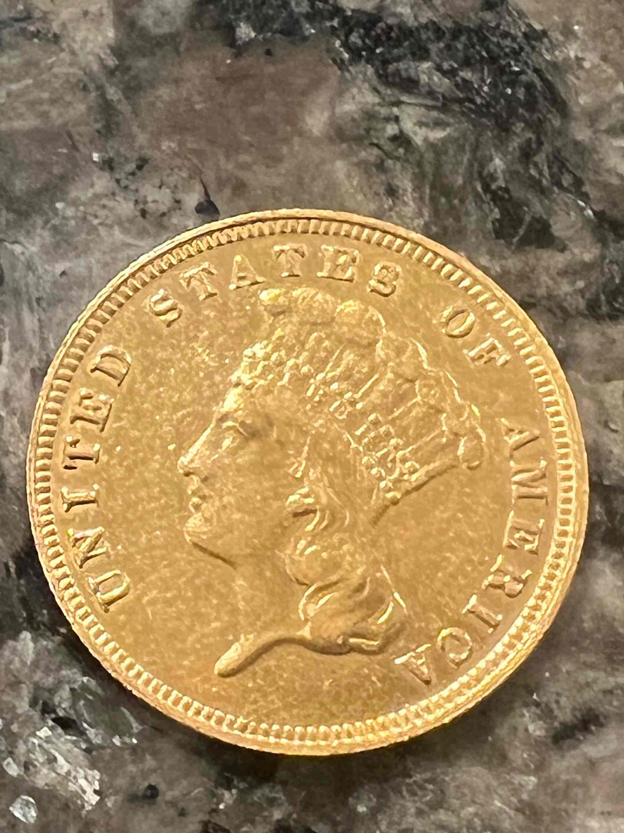 1882-$3-Gold-Coin---Authentic?
