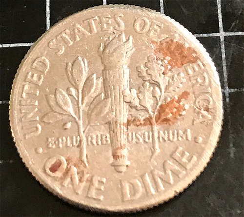 2017-D-Roosevelt-Dime-Red/-Copper-Spots-?