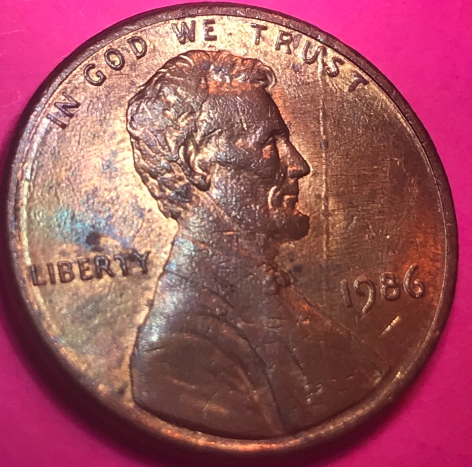 1986-P-Lincoln-Penny-Die-Gouge