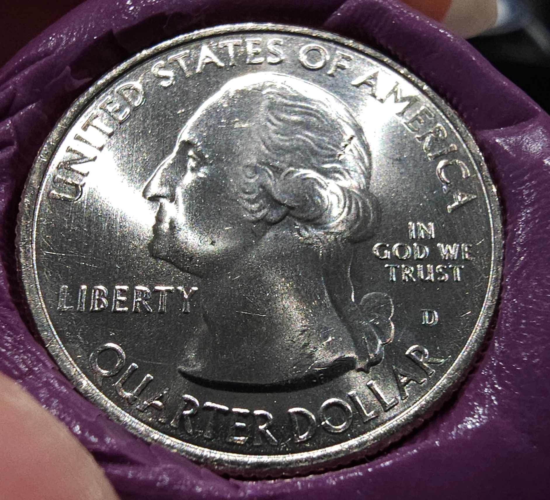 2020-D-Uncirculated-Vermont-State-Park-Quarter-Struck-Through-Or-PMD?