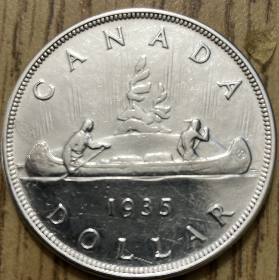 1935-Dollar-With-Short-Water-Line-At-Stern