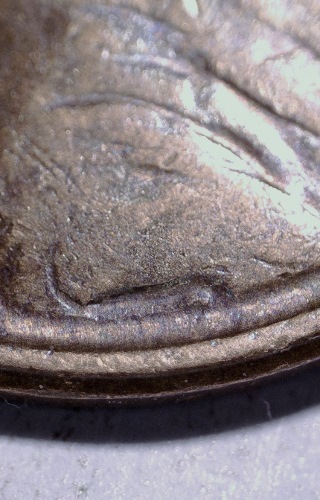 1976-P-Lincoln-Cent--Struck-Thru-Or-PMD