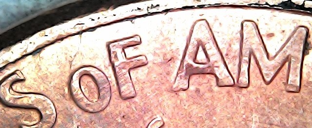 2000-Penny-With-Severe-Mint-Damage-Withddo-&md!