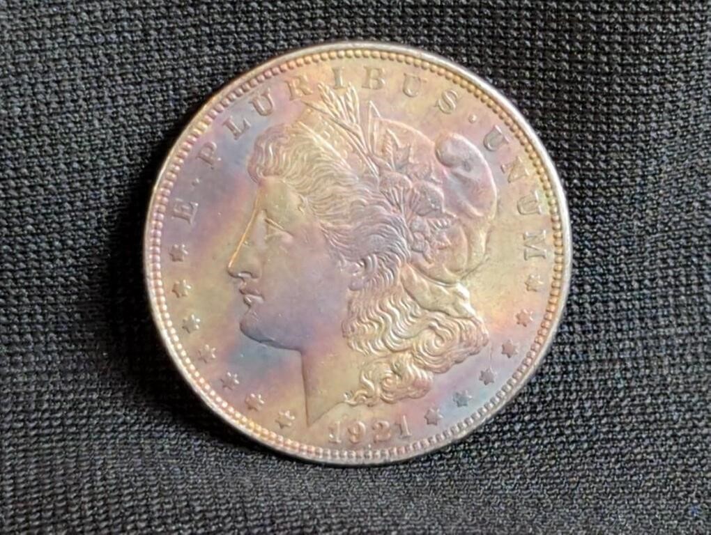 1921-Morgan-Dollar--Artificially-Toned?