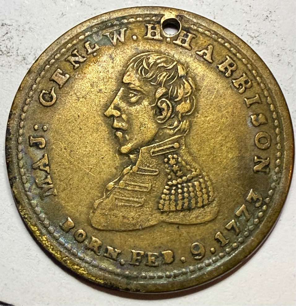 1841-The-People's-Choice-Token--William-H.-Harrison