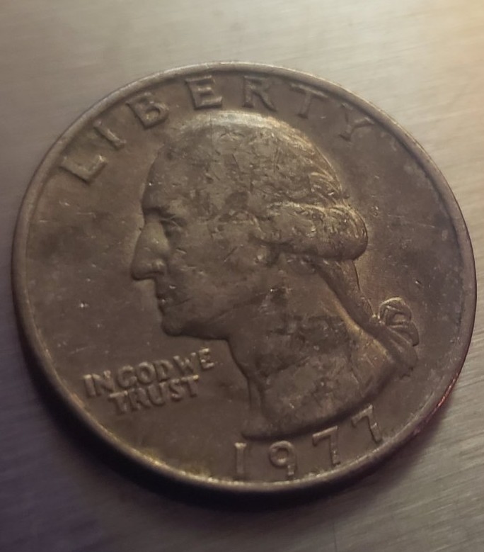 1977-Silver-Quarter-Weighs-5.7.grams