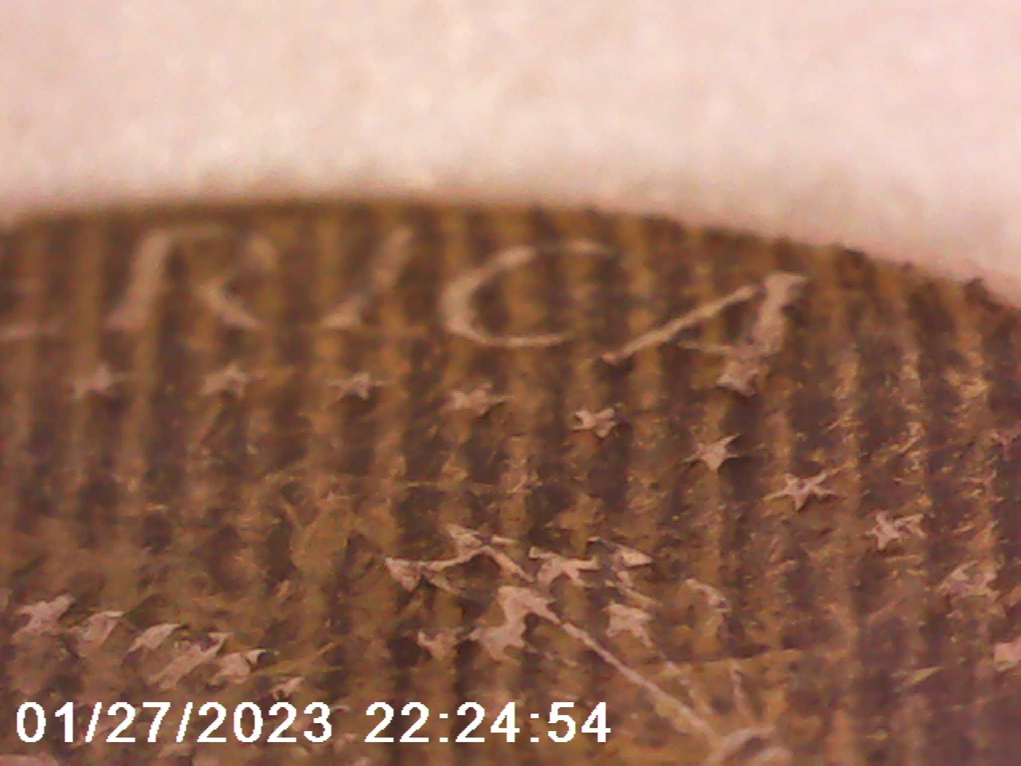 1964-Half-Dollar-With-Many-Parallel-Stripes