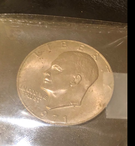1971-Clad-Eisenhower-Dollar-MS-Rim-Damage?