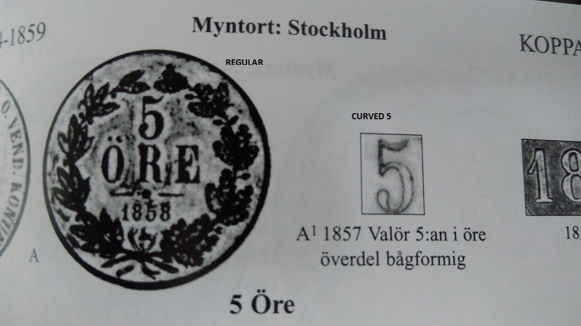 Sweden-5-Ore-1857,-