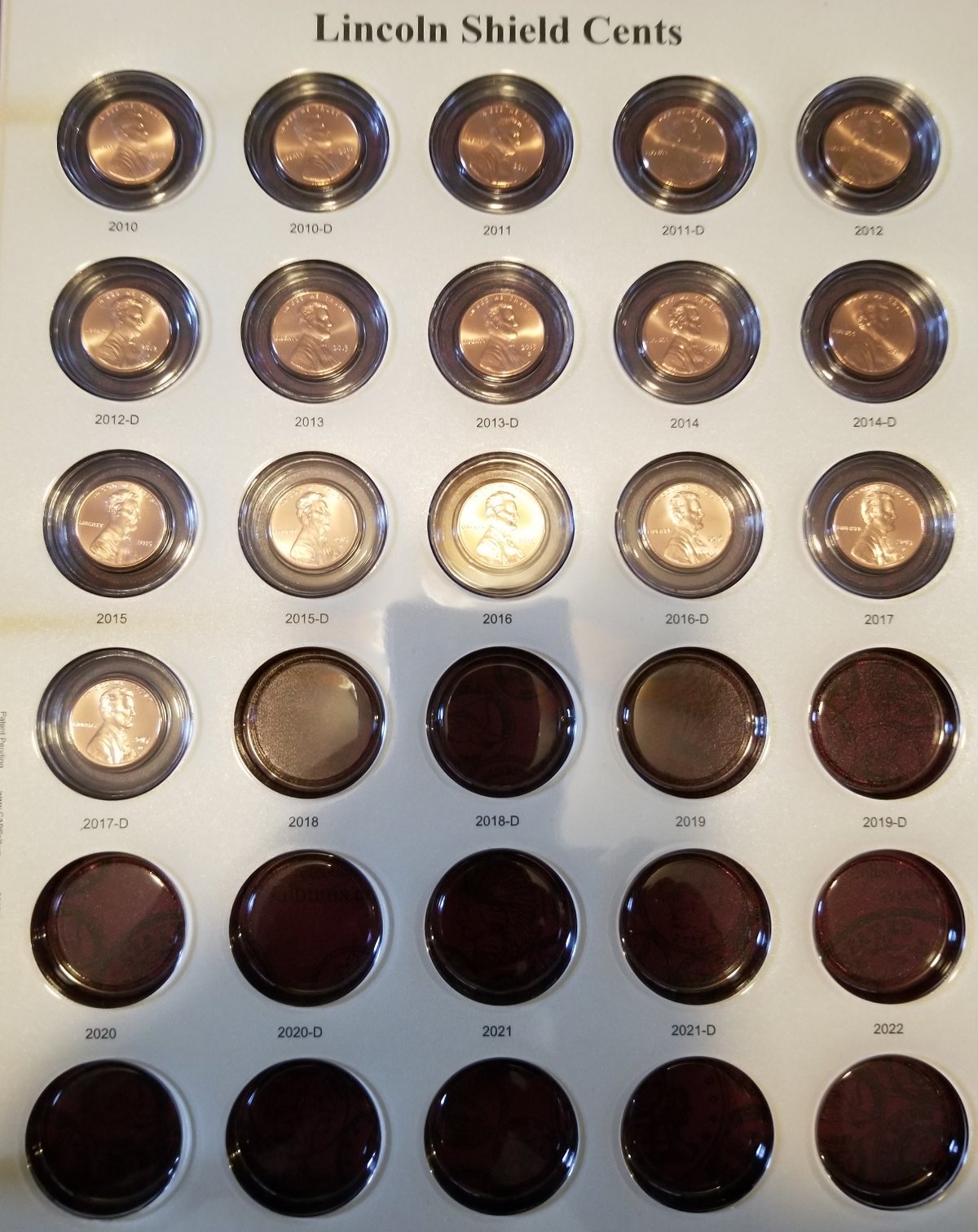 Lincoln-Memorial/Shield-Cent-Set