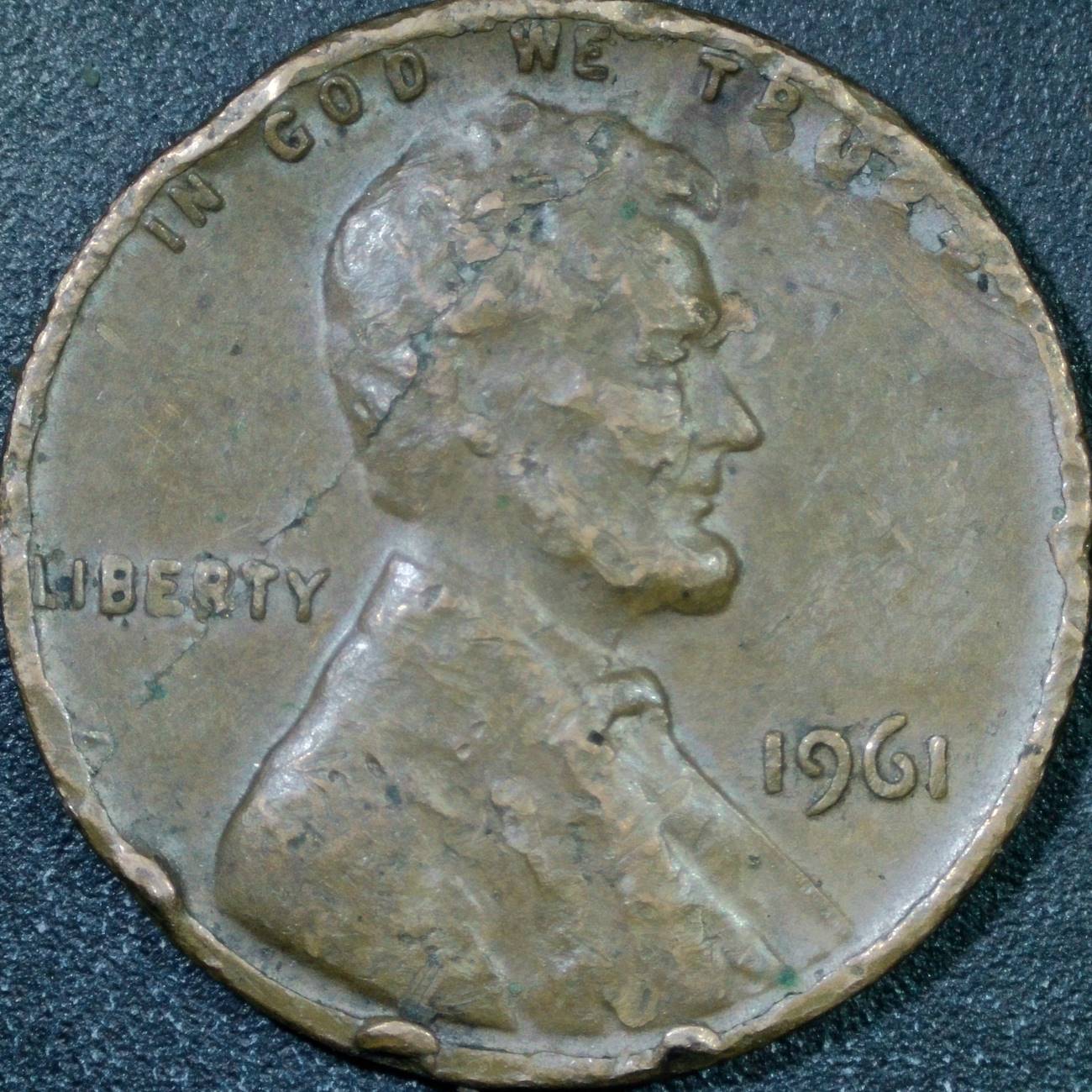 1961-LMC:-Minor-Lamination-On-A-Poor-Coin
