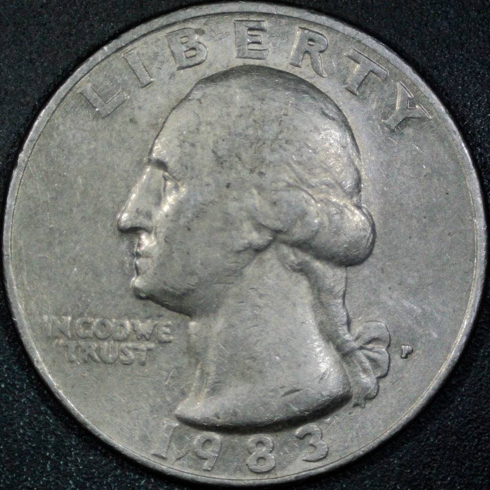 1983-P-Quarter:-Unlisted-Cud-On-Reverse