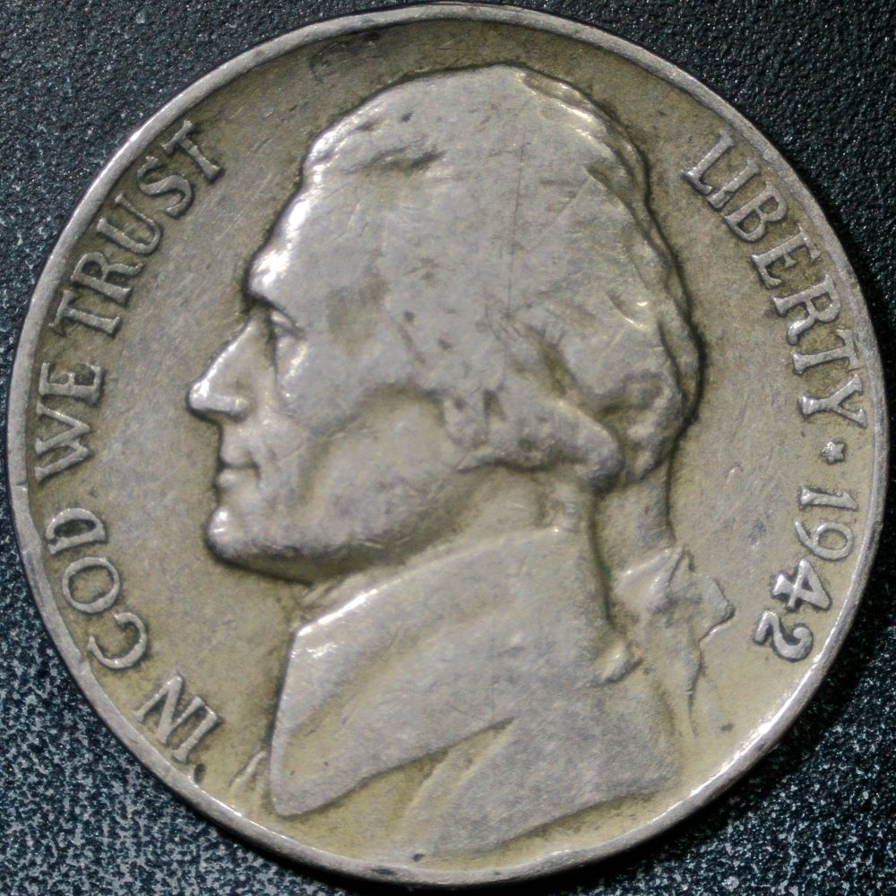 1942-D-Type-1-Nickel:-Very-Minor-Lamination-And-PMD?