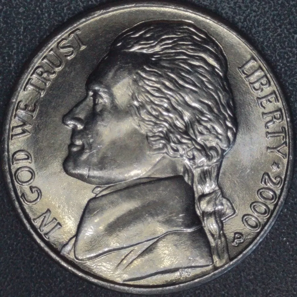 2000-P-Jefferson-Nickel