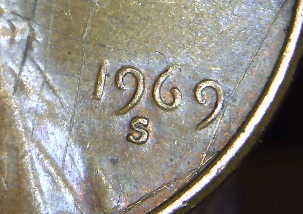 1969-Lincoln-Cent-S/S-Error