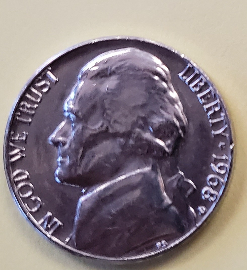 1968-D-Silver-Nickel-?-It's-Super-Shiny