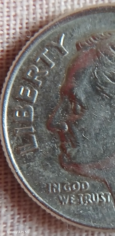 Roosevelt-Dime-2005-P-Checking-For-Double-Die.
