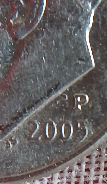 Roosevelt-Dime-2005-P-Checking-For-Double-Die.