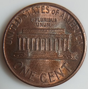 Lincoln-Cent-1989-D-With-Double-Color,-Long-Die-Crack.