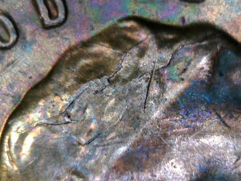 1958-P-LWC-Beautiful-Cracked-Skull!