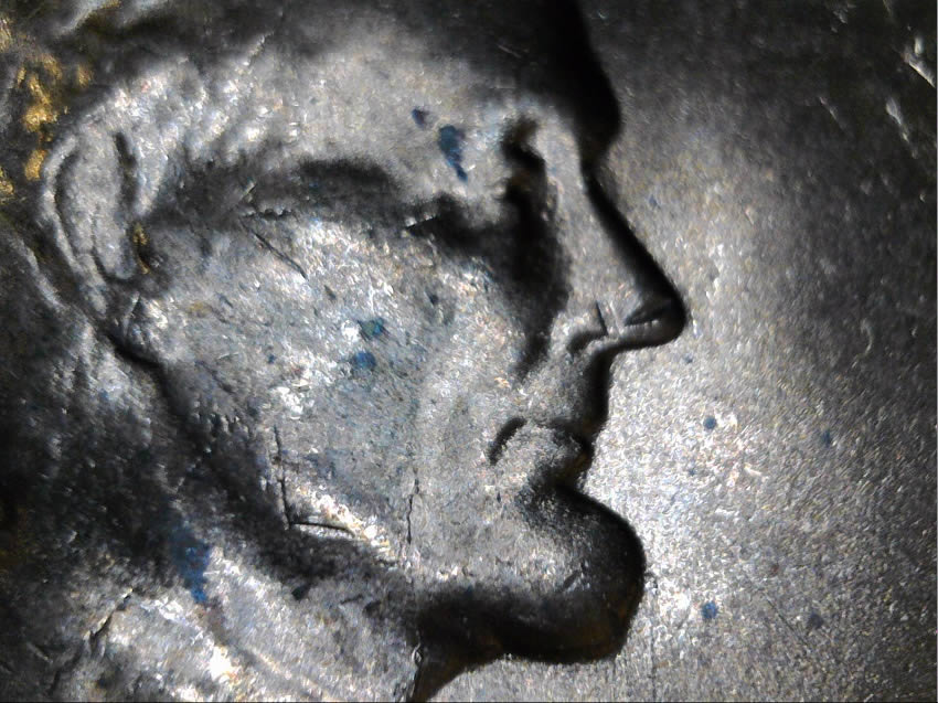 1960-P-LMC-Vertical-Almost-Bilateral-Die-Crack-Down-Lincoln!