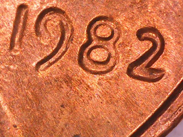 1982-P-Lincoln-Penny-Extra-Thick-Letters