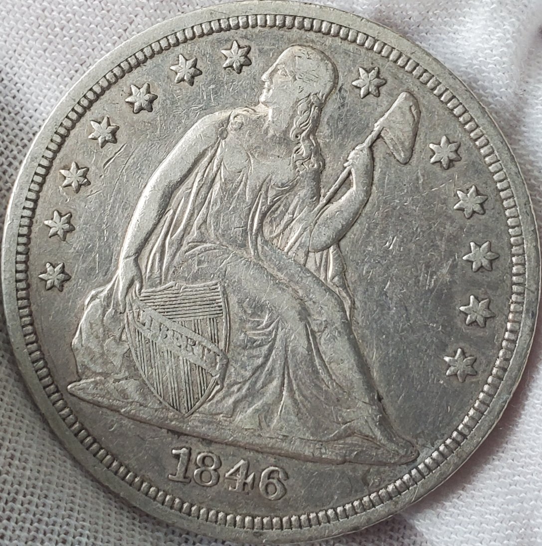 1846-Seated-Liberty-XF-Slightly-Overweight?-Real?-Did-I-Overpay?