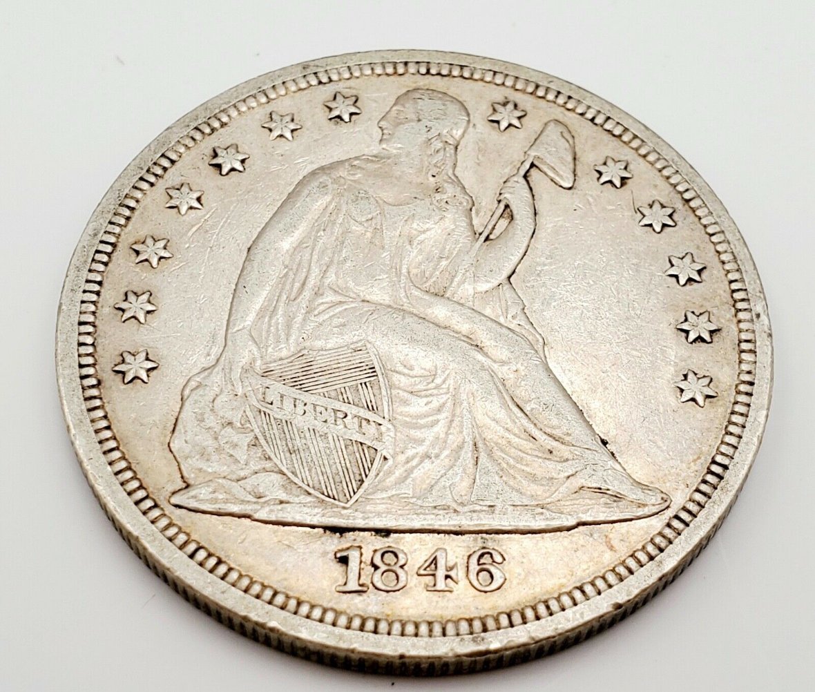 1846-Seated-Liberty-XF-Slightly-Overweight?-Real?-Did-I-Overpay?