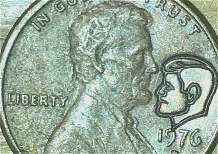 1976-D-Penny-With-Face-To-Lincoln's-Right