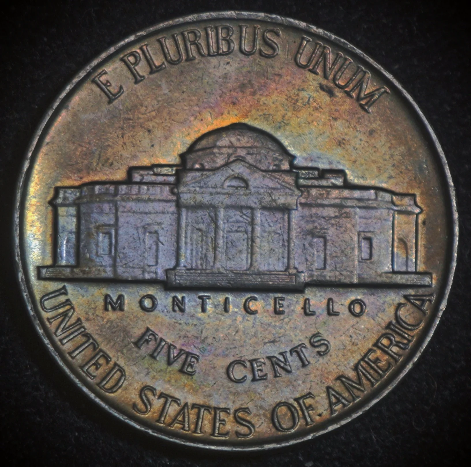 1946-P-Jefferson-Nickel-Toned-Obverse-And-Reverse---Grade?
