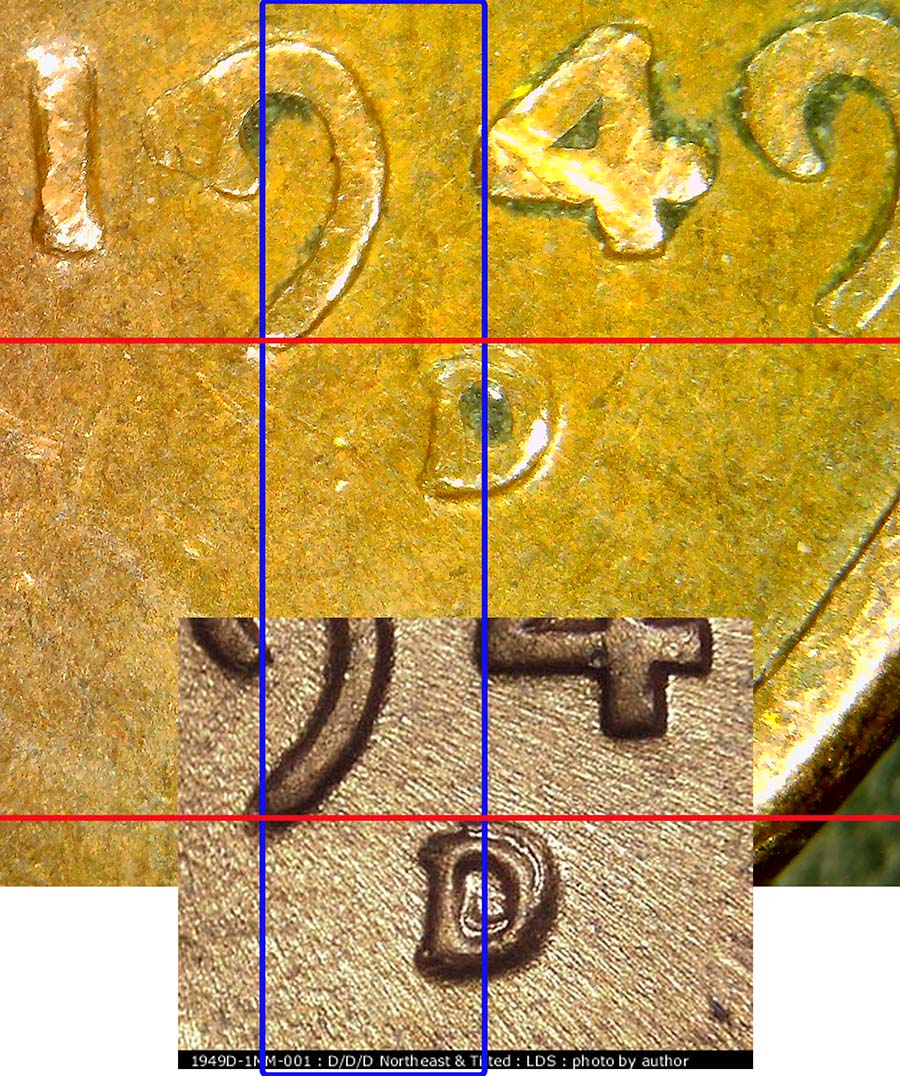 1949-D-Lincoln-Wheat-Cent-RPM-001-Fs-501-D/D/D-Again!