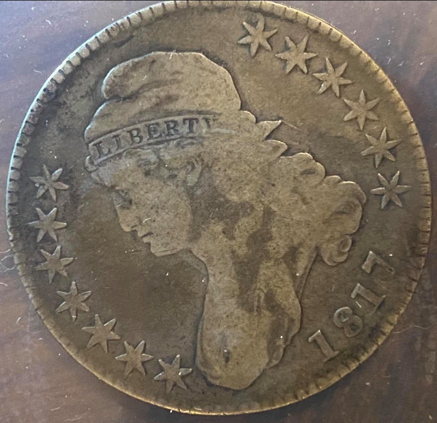1817-Capped-Bust-Half-Dollar-For-Authentication
