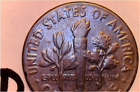 1970-P-Roosevelt-Dime,-FS-901-X-3-And-A-1970-D