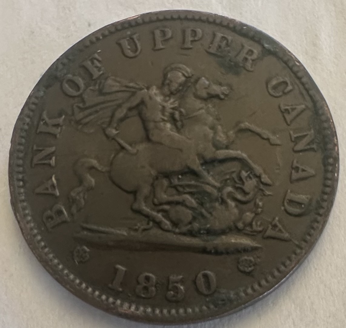 1850-Bank-Of-Upper-Canada-Bank-Token-One-Penny