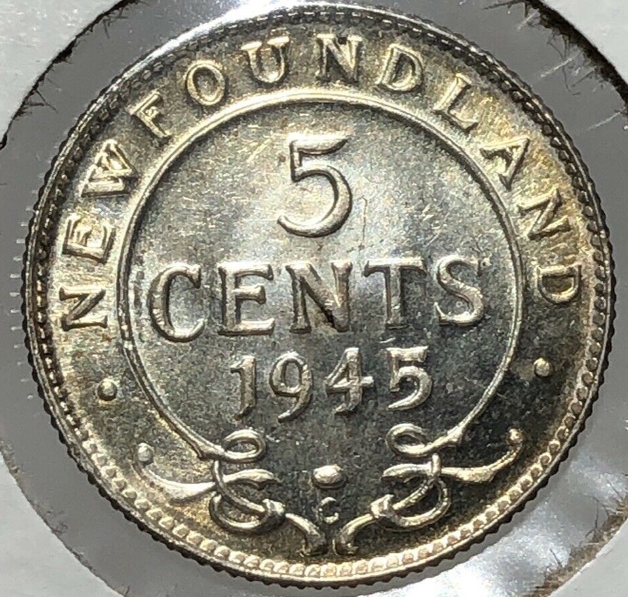 1945-Newfoundland-5c,-Narrow-Date,-Update.