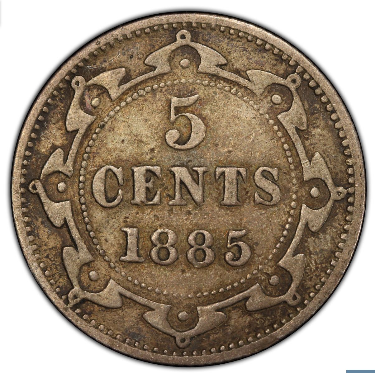 1885-Newfoundland-5-Cents